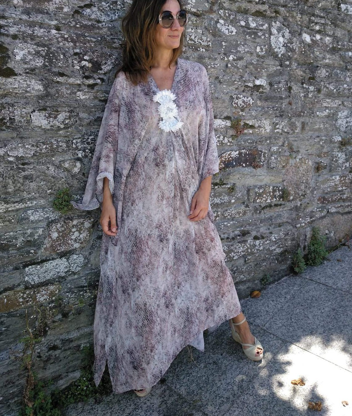 Kaftan Snake Print