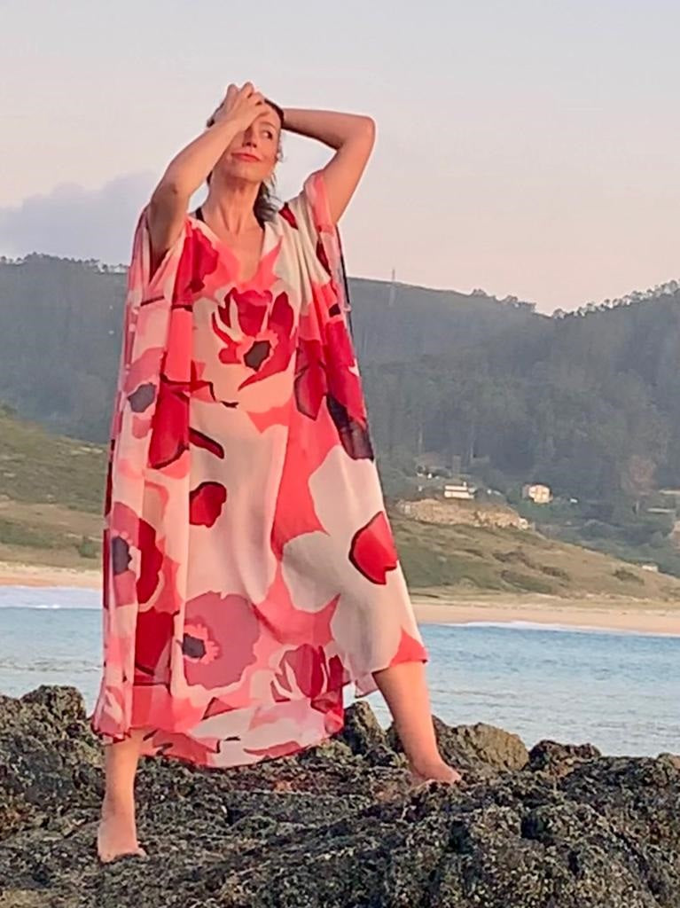 Kaftan Flower Print
