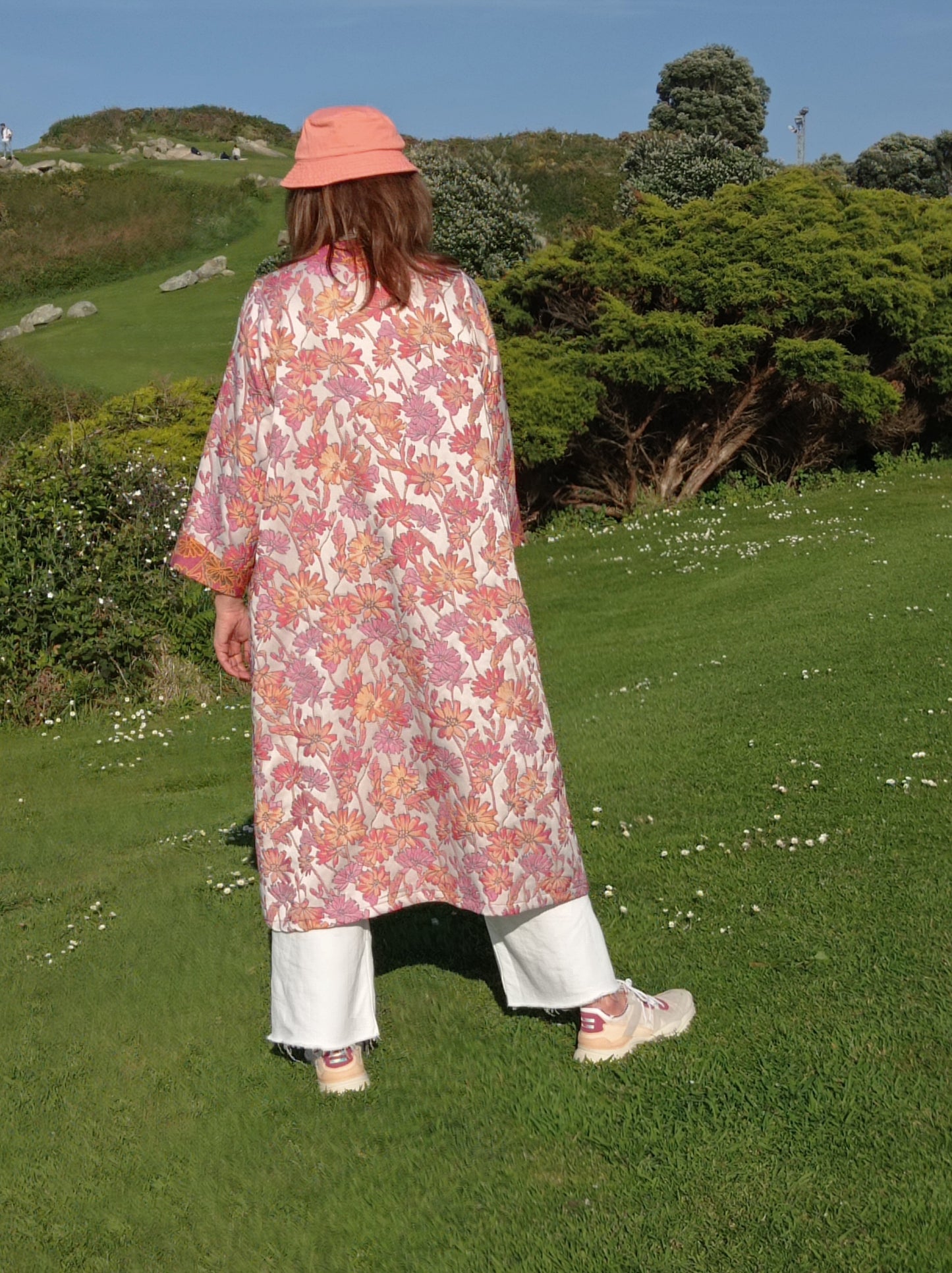 Kimono Flower Print