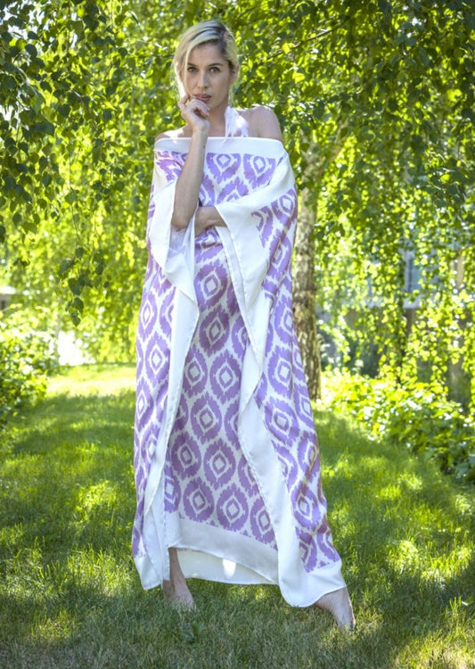 Kaftan Étnico Lavanda