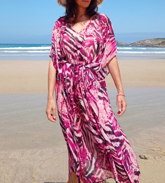 Kaftan Pink Zebra