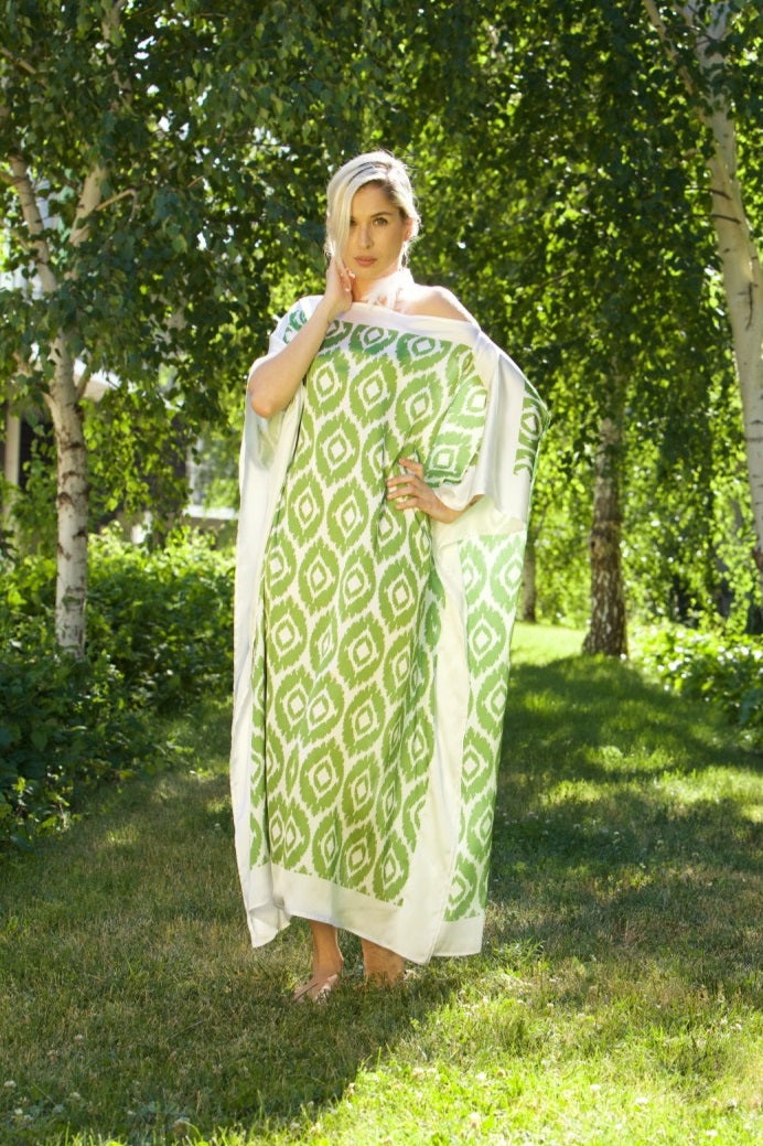 Kaftan Étnico Verde