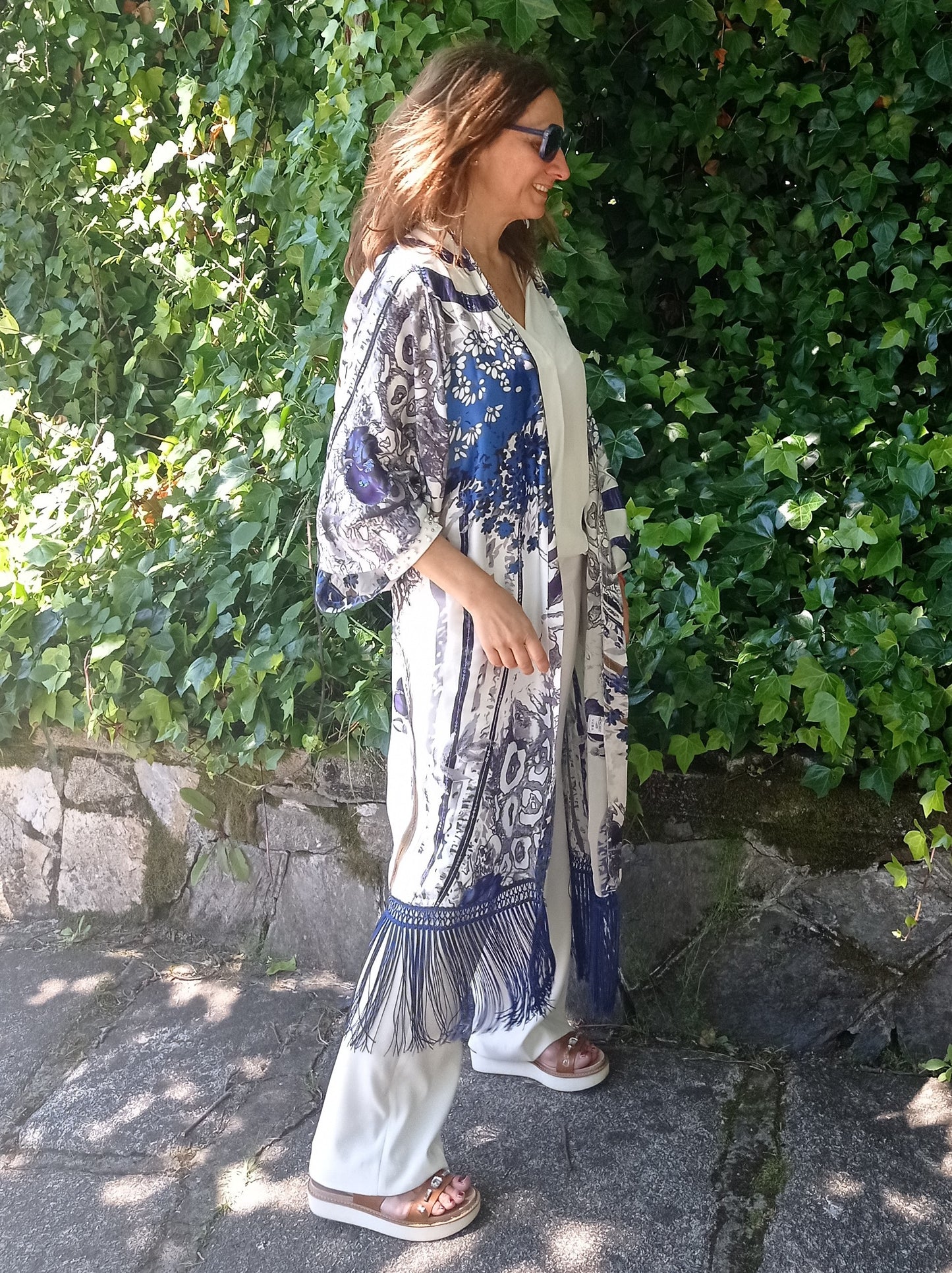 Kimono Silk Blue