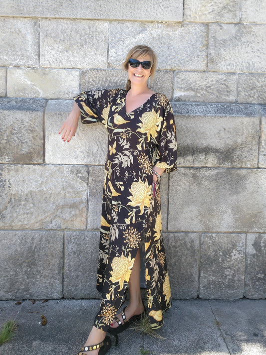 Kaftan Oriental Print