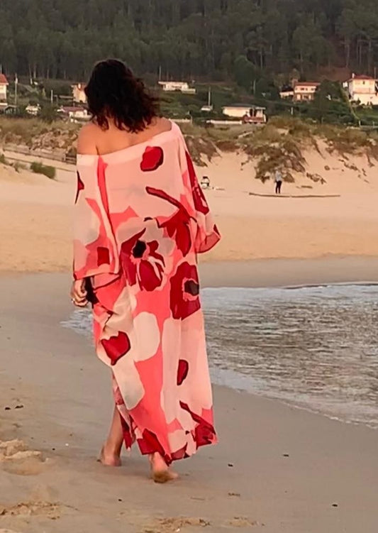 Kaftan Flower Print