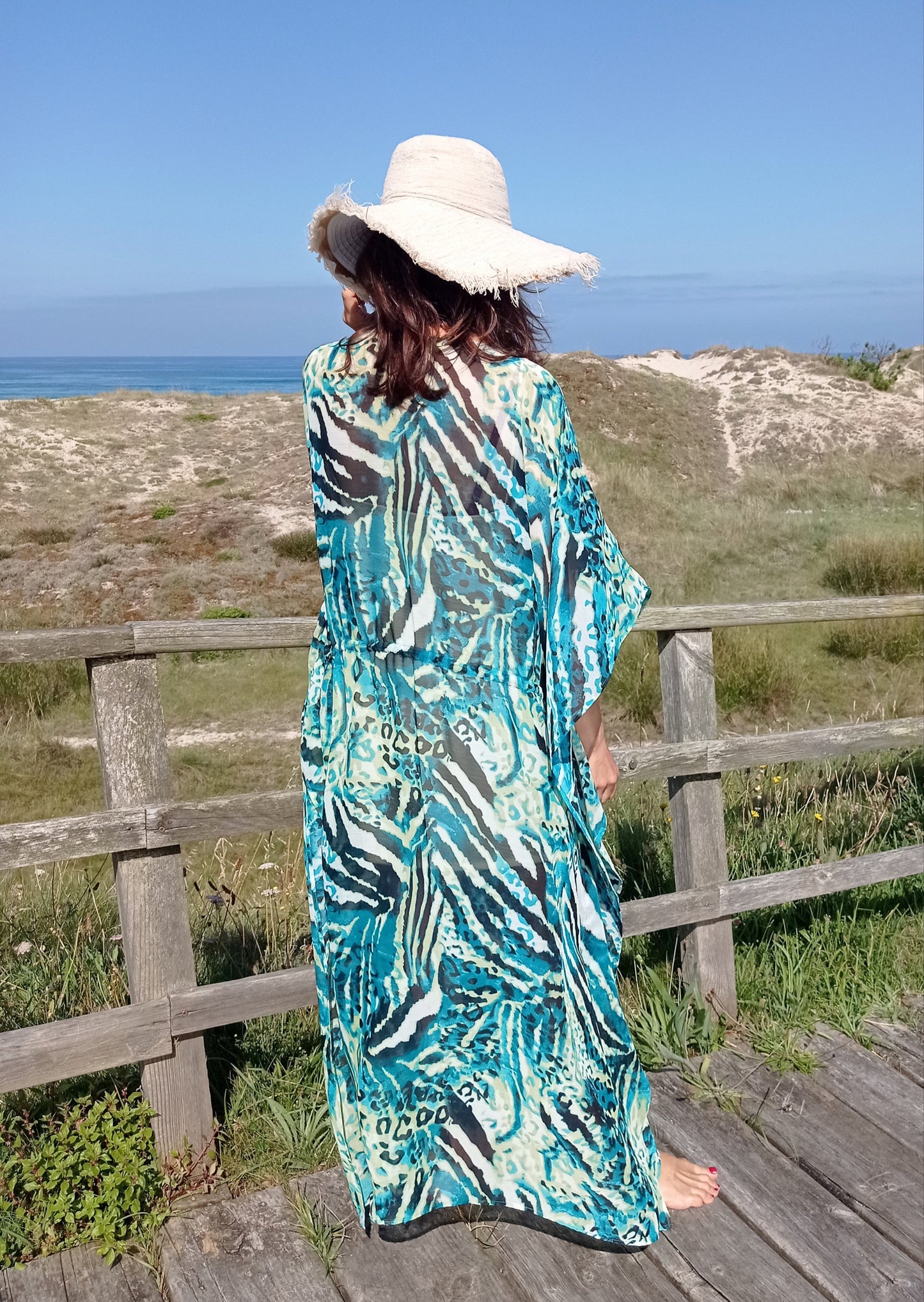 Kaftan Green Zebra